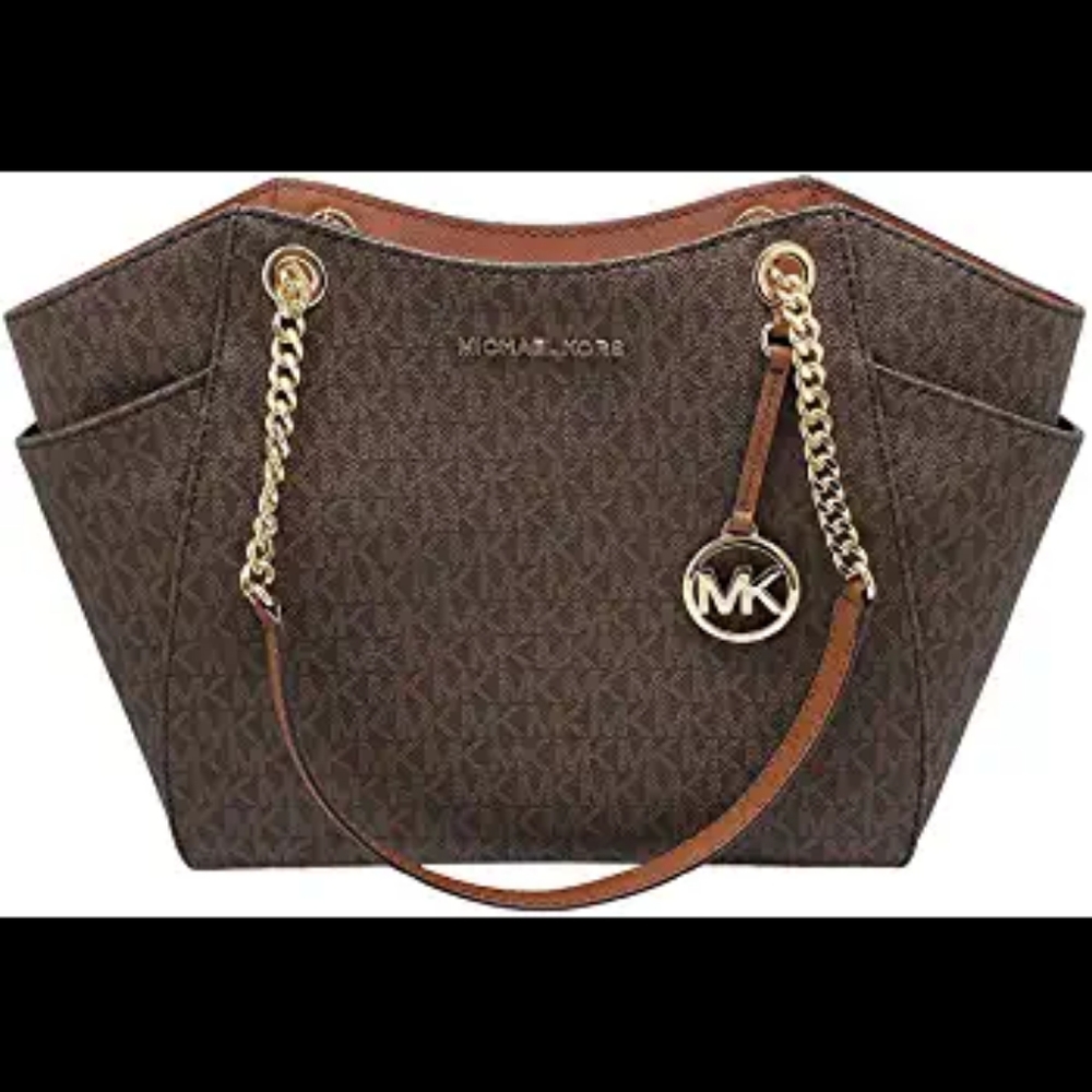 Michael Kors Women's Jet Set Travel Large Chain Shoulder Bag